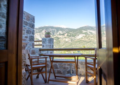 To Spiti Mas - Apartment 3 - Balcony with Mountainview