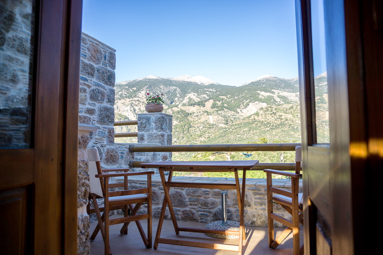 To Spiti Mas - Apartment 3 - Balcony with Mountainview